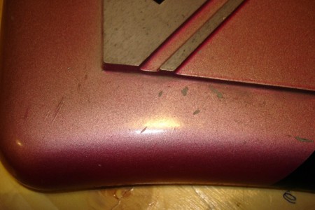 Seitendeckel vor der Restaurierung